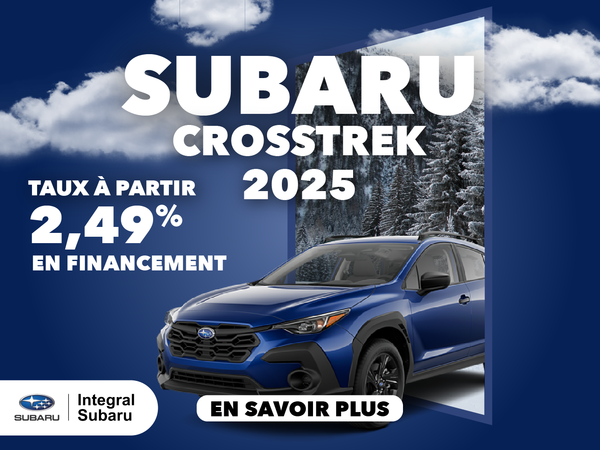 Crosstrek 2025 - L'événement profitez de d'hiver