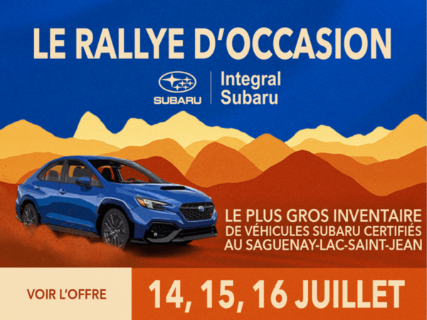 Le Rallye d'occasion