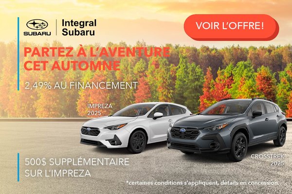 Impreza & Crosstrek 2025