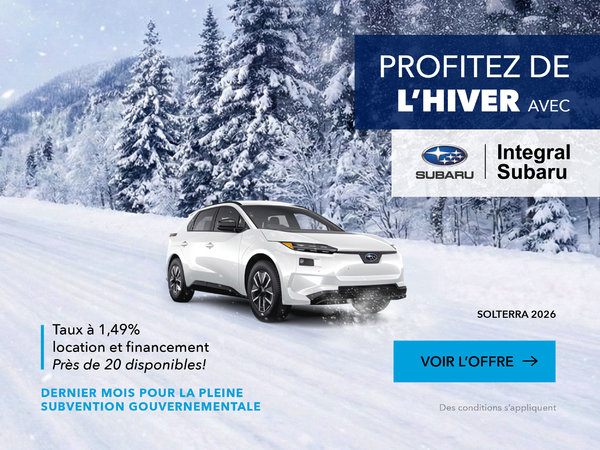 La toute nouvelle Solterra 2026 - 100% électrique