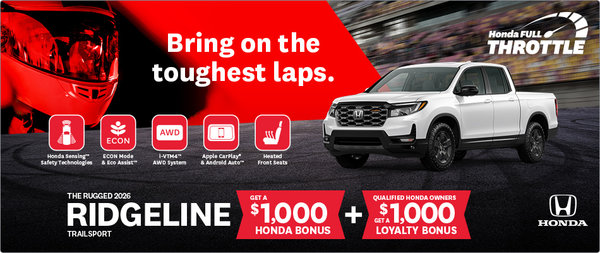 Get the 2026 Honda Ridgeline