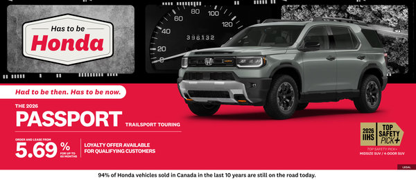 Get the All-New 2026 Honda Passport
