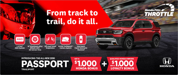 Get the All-New 2026 Honda Passport