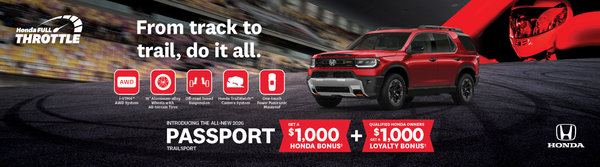 Get the All-New 2026 Honda Passport