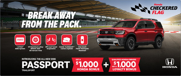 Get the All-New 2026 Honda Passport