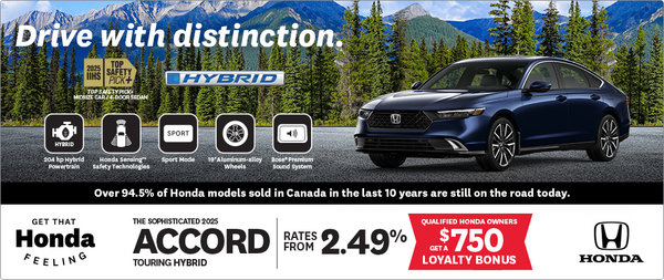 Get the 2025 Honda Accord Hybrid