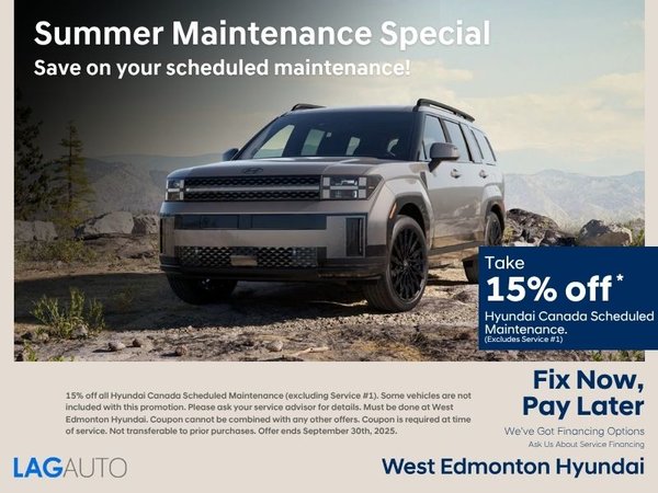 West Edmonton Hyundai Summer Special