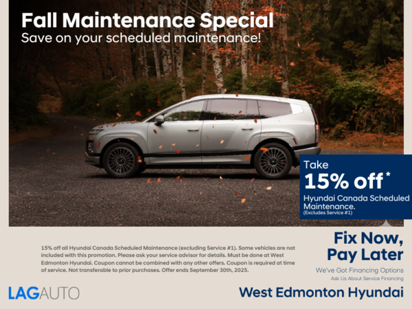West Edmonton Hyundai Fall Special