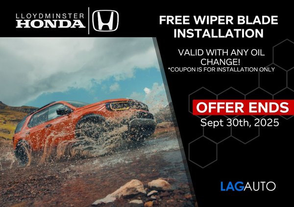 Free Wiper Blade Installation