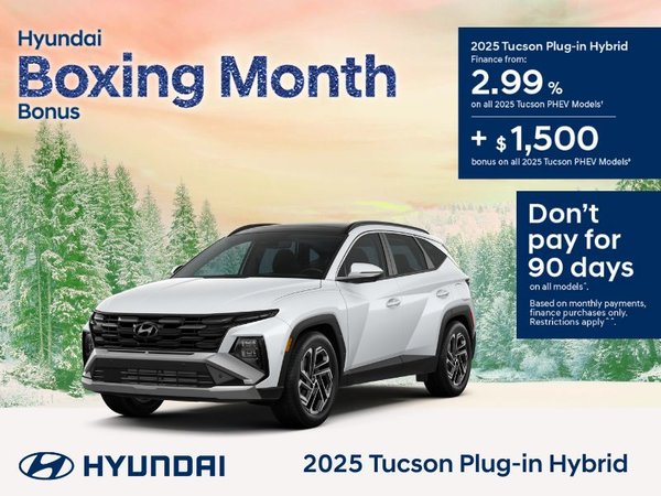 Get the 2025 Tucson Plug-in Hybrid