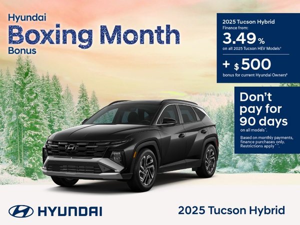 Get the 2025 Tucson Hybrid
