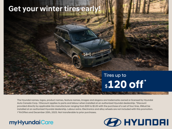 TIRES UP TO $120 OFF