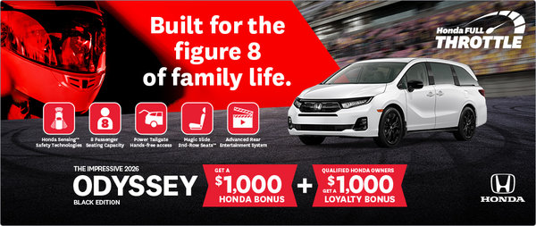 Get the 2026 Honda Odyssey