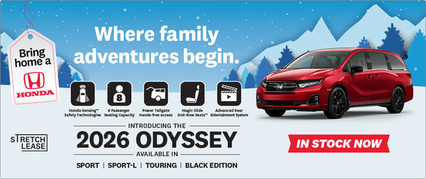 Get the 2026 Honda Odyssey