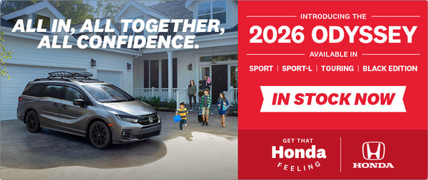 Get the 2026 Honda Odyssey