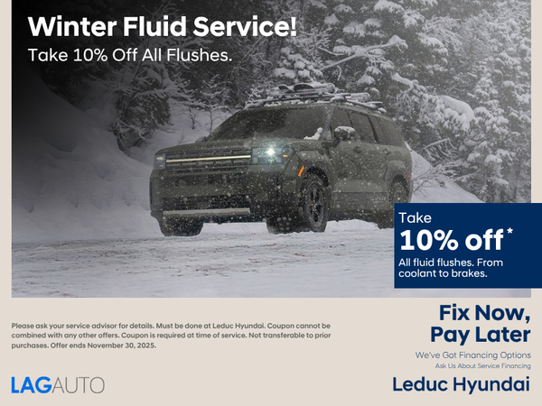 Winter Fluid Service: Get 10% Off All Flushes!