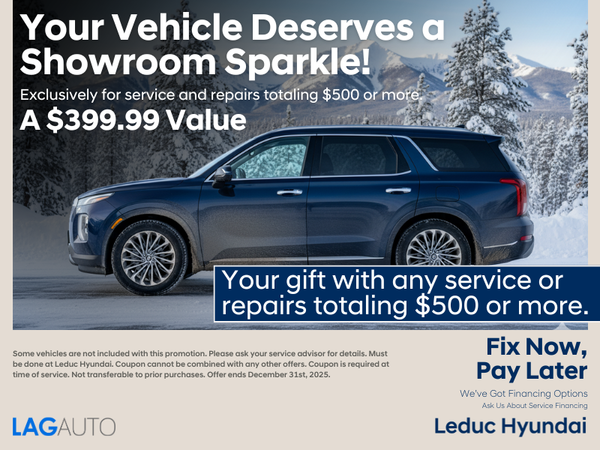 Complimentary Showroom Shine!