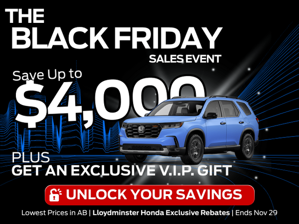 Black Friday at Lloydminster Honda