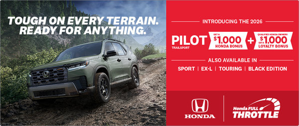 Get the 2026 Honda Pilot