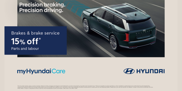 15% Off - Brakes & Brake Service (Parts & Labour)