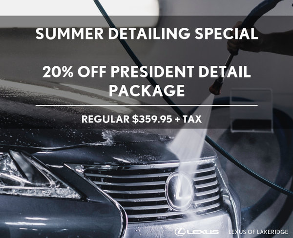 President Detailing Package - Promotion Ends August 31st 2025