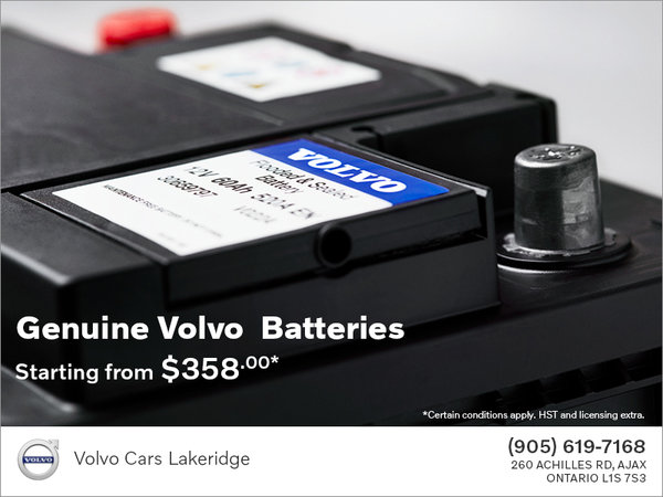 Genuine Volvo Batteries