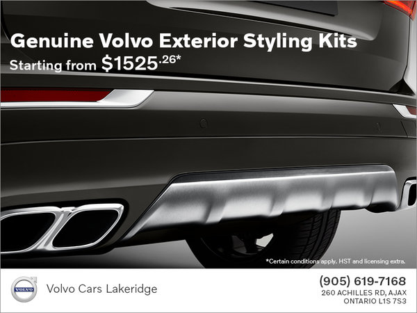 Genuine Volvo Styling Kits
