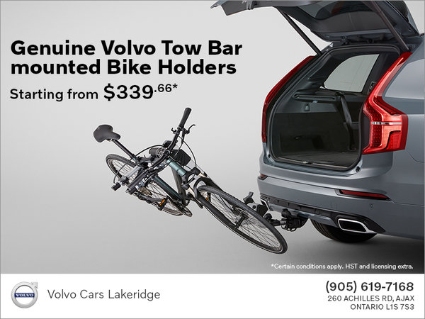 Genuine Volvo Hitch Mounted Bike Holders
