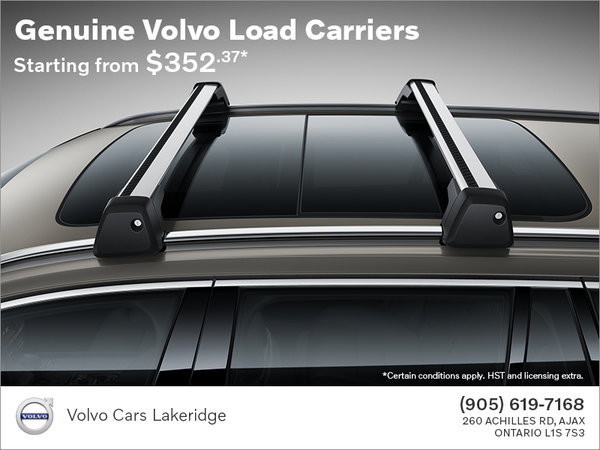 Genuine Volvo Load Carriers