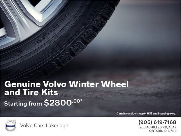 Genuine Volvo Winter Wheel and Tires Kits