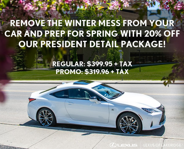 Detailing Special - Valid until March 31st 2026