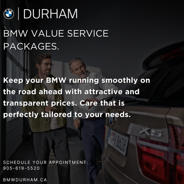 BMW Durham Value Service Packages