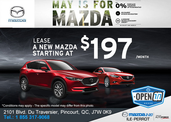 Experience Mazda's Monthly Sales Event!