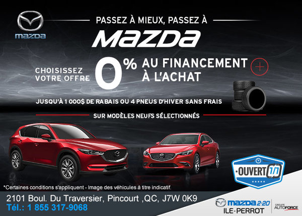 L'événement de vente mensuel chez Mazda