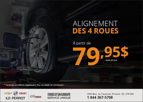 Alignement des 4 roues