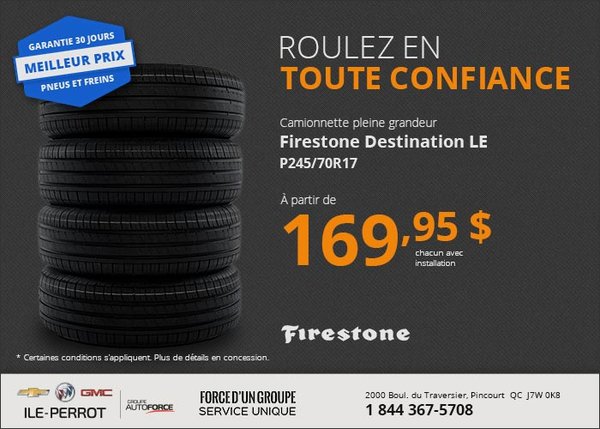 Pneus Firestone Destination LE