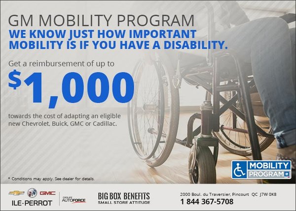 Gm Ile Perrot >> Gm Mobility Program Chevrolet Buick Gmc De L Ile Perrot Gm Ile Perrot >> Gm Mobility Program Chevrolet Buick Gmc De L Ile Perrot