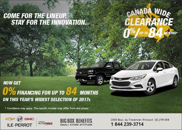 Canada-Wide Clearance!