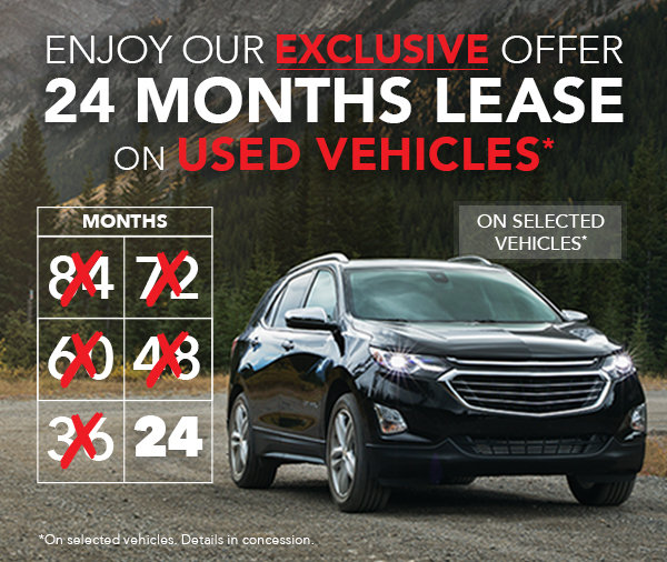 24 Months Lease on Used Vehicles