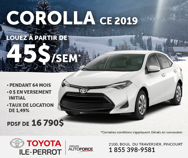 Corolla CE 2019