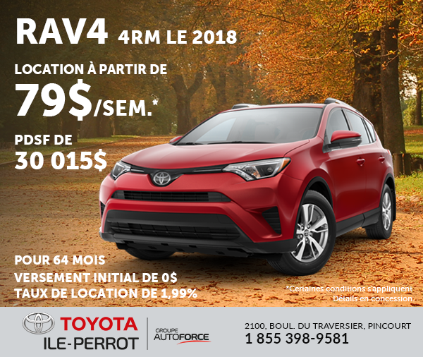 RAV4 4RM LE 2018