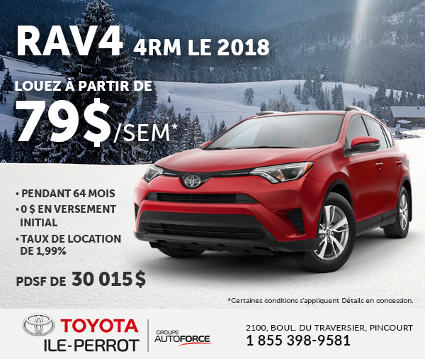 RAV4 4RM LE 2018