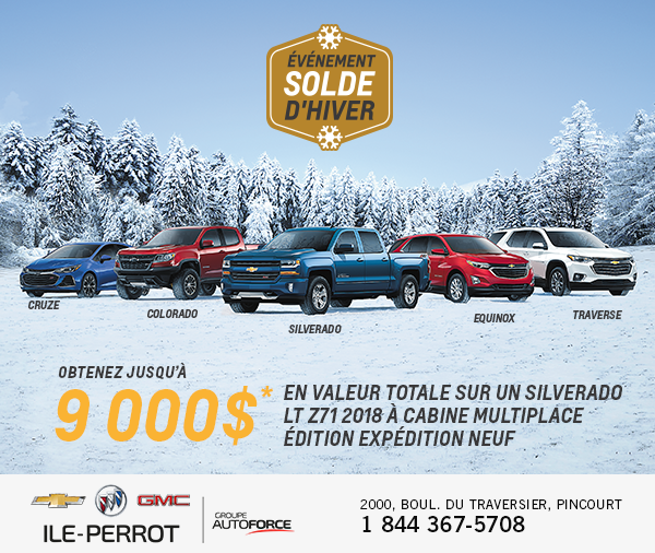 Événement Solde d'hiver