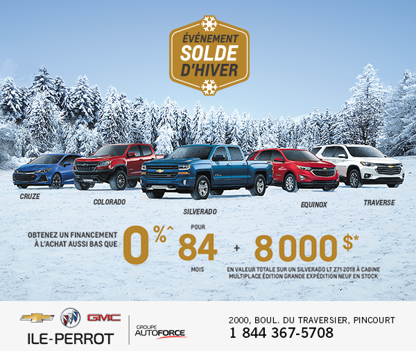 Événement Solde d'hiver