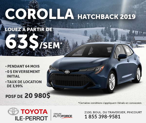 Corolla Hatchback 2019