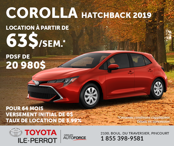 Corolla Hatchback 2019