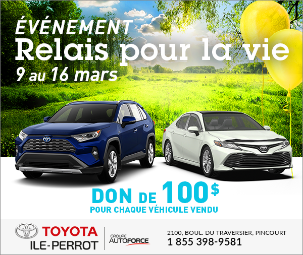 VENTE Relais pour la vie