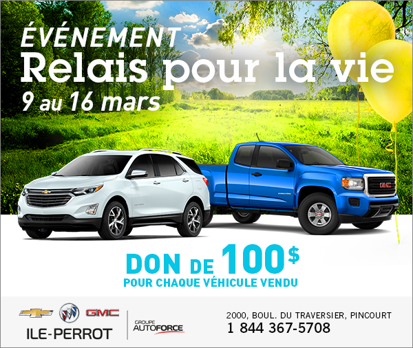 VENTE Relais pour la vie