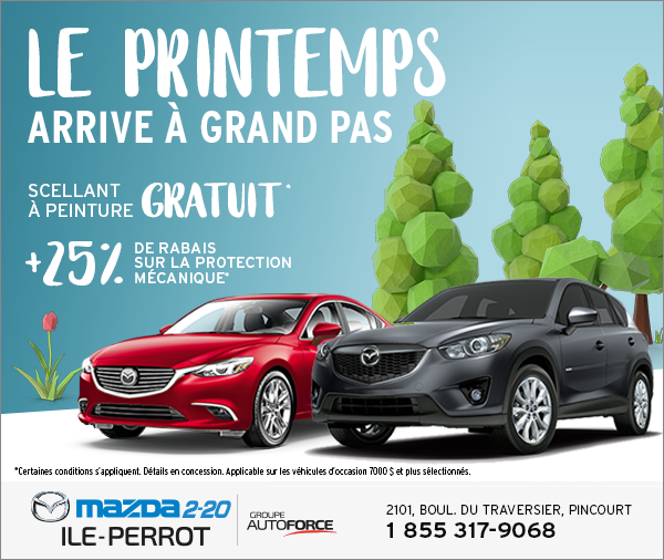 Le printemps arrive à grand pas!