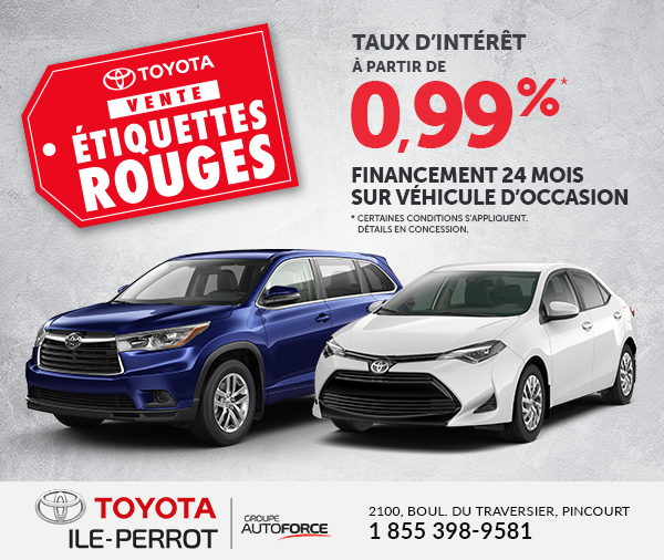 Vente étiquette rouge